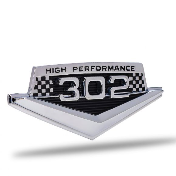 302 Emblem & High Performance Badge | 66-68 Ford Bronco